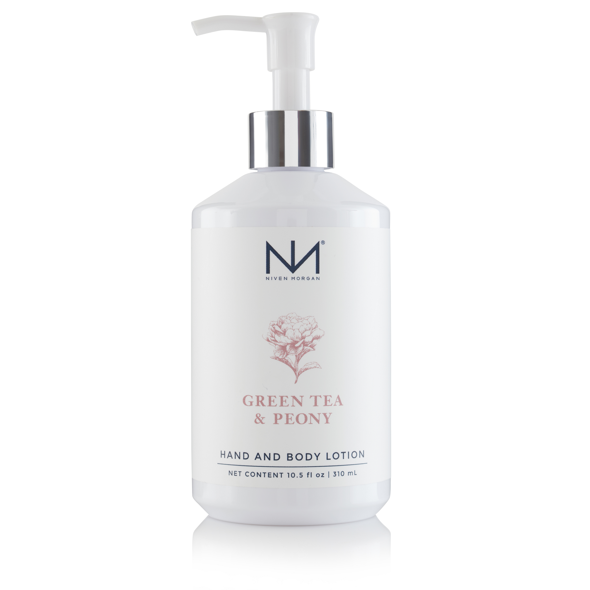 Green Tea & Peony | Hand + Body Lotion – NIVEN MORGAN Green Tea & Peony | Hand + Body Lotion – NIVEN MORGAN