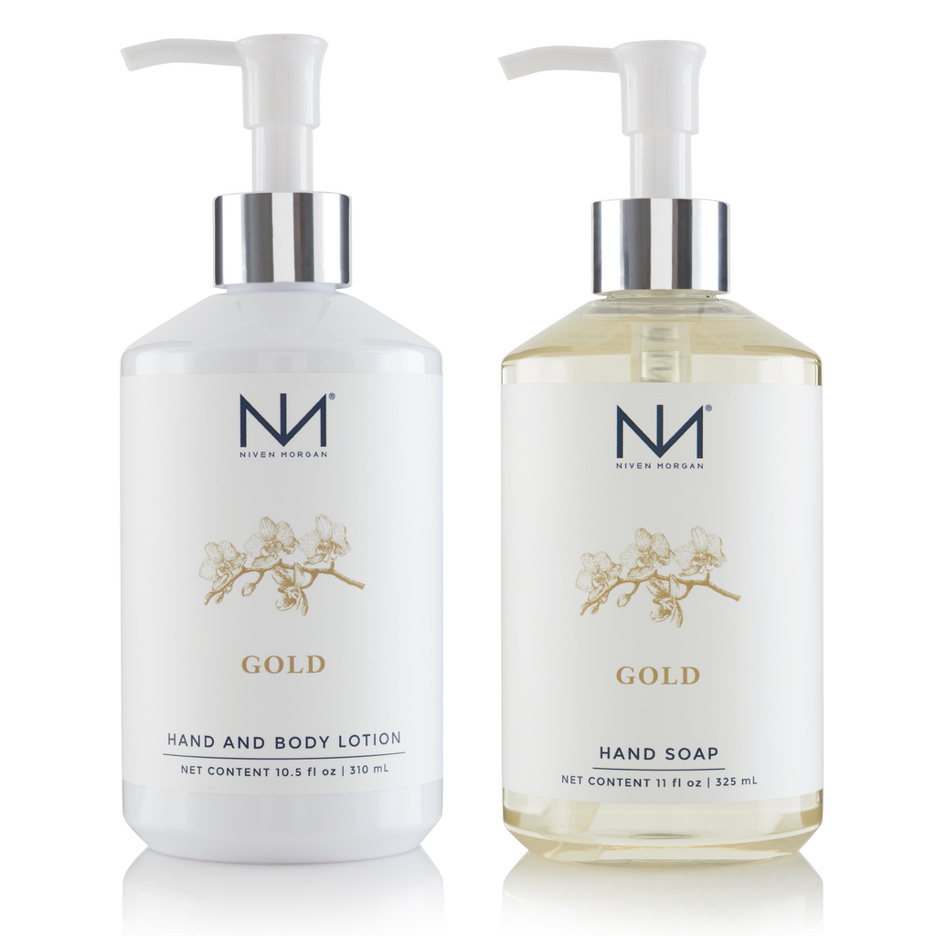 Gold | Soap + Lotion Set – NIVEN MORGAN Gold | Soap + Lotion Set – NIVEN MORGAN