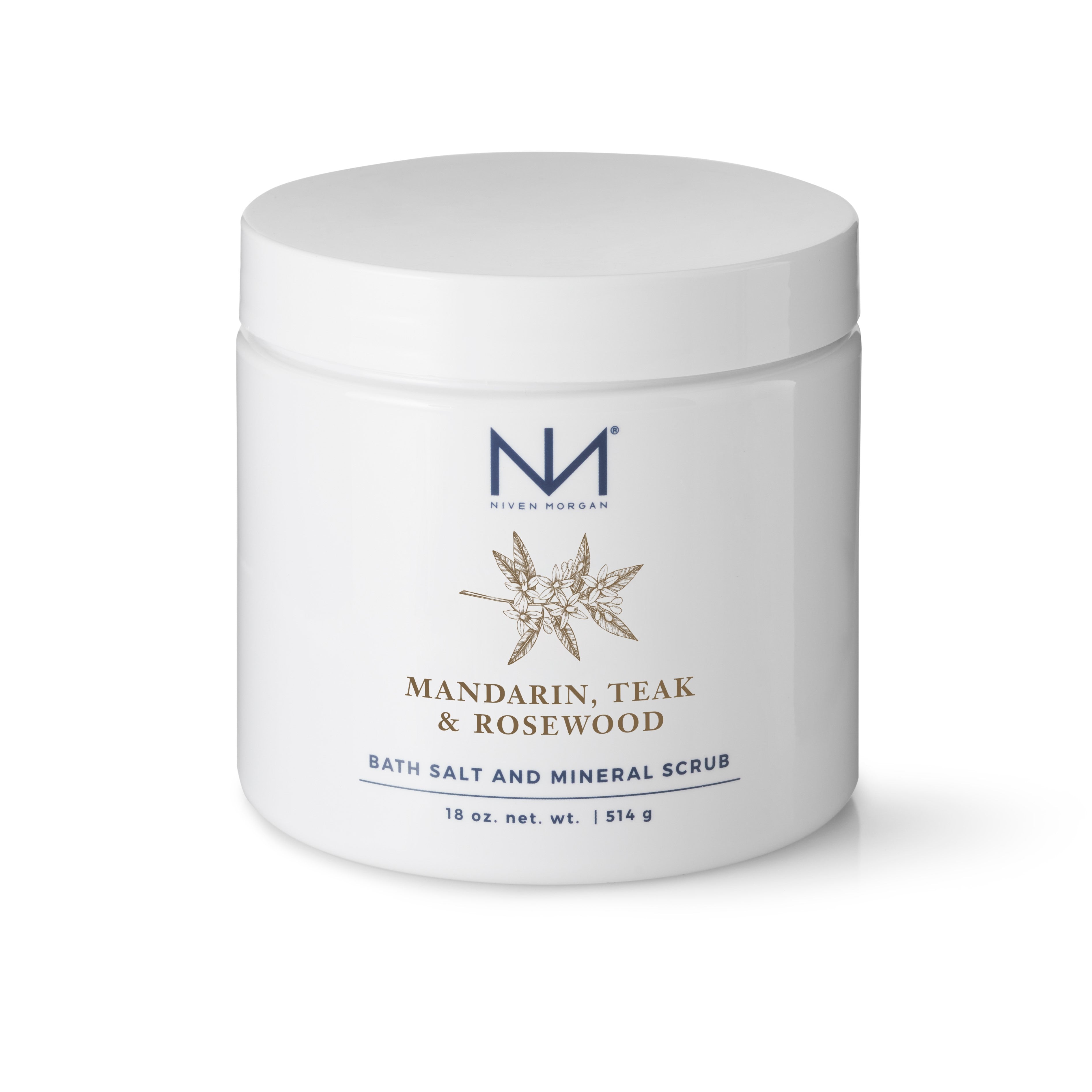 Mandarin Teak & Rosewood Bath Salts