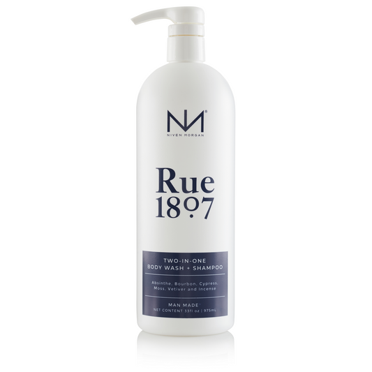Rue 1807 Two in One Body Wash and Shampoo 33 fl. oz