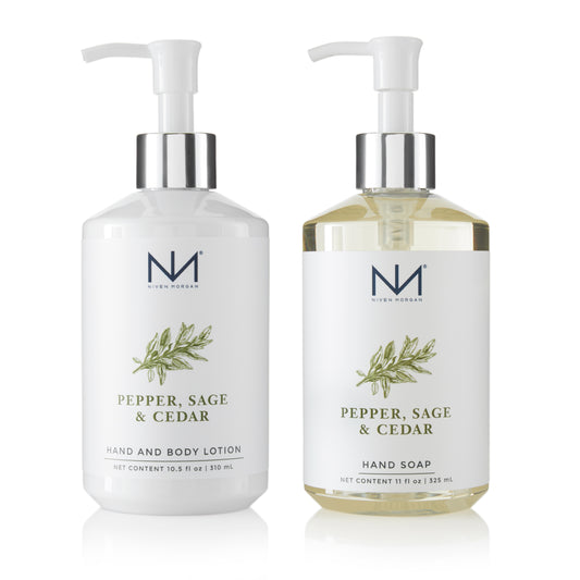 Pepper Sage & Cedar Soap and Lotion Set